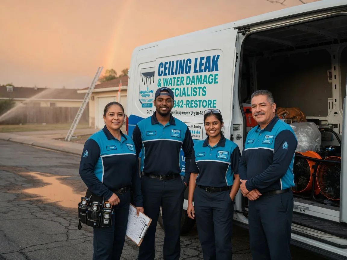 Ceiling Leak Cleanup company in Sciota, PA
