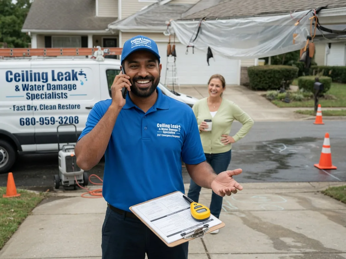 Ceiling Leak Cleanup Sciota, PA FAQs